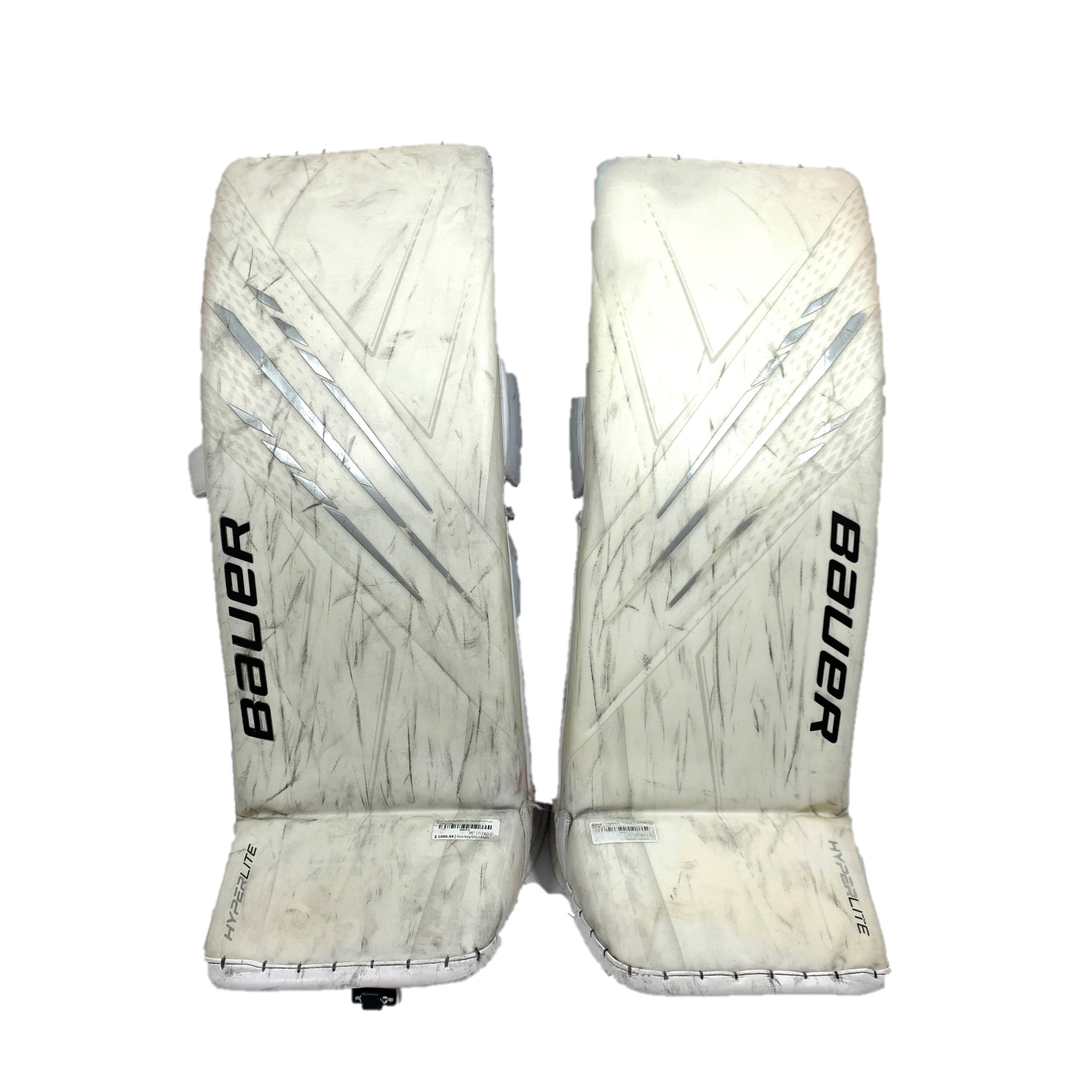 Bauer Vapor HyperLite - Pro Stock Gardien de but (Blanc/Argent)